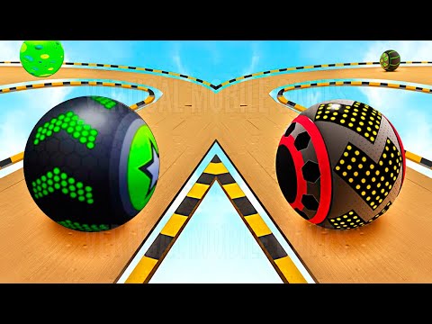 Going Balls vs Sky Rolling Ball Go Rush vs Rolling Planet Ball Smash 3D - Amazing Balls Fun Race
