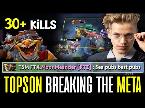 Topson Breaking the META - WTF 30+ Kills TECHIES Looks Like DOTA 2