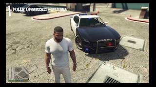 HOW TO CUSTOMIZE A POLICE CAR IN GTA V STORY MODE