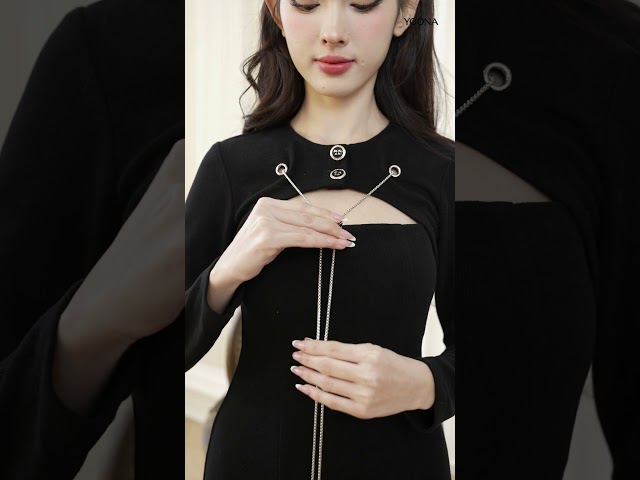 ND12B593 - Đầm len tăm