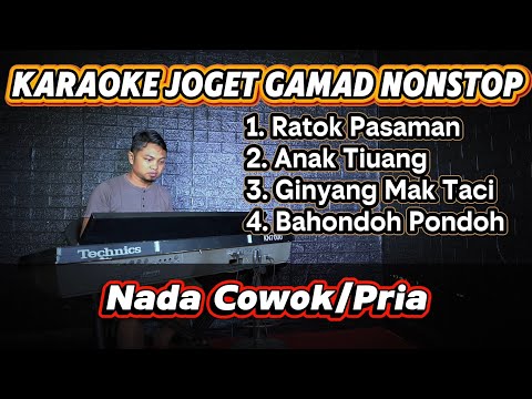 KARAOKE JOGET GAMAD MINANG NONSTOP - NADA PRIA