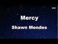 Mercy - Shawn Mendes Karaoke 【With Guide Melody】 Instrumental