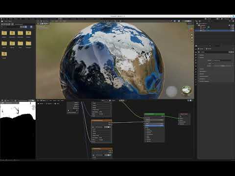 Blender Basics Tutorial 07 - Color Mapping, Reflectivity, Bump Maps ...