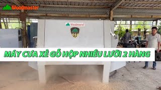 Máy Cưa Xẻ Gỗ Hộp Nhiều Lưỡi 2 Hàng - WM-300SQ2