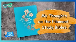 Filament Bible Study App - NLT Journaling Bible | My Thoughts