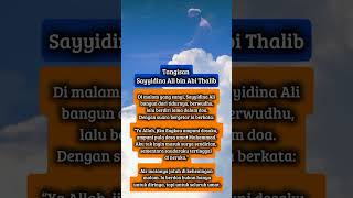 Download lagu Tangisan sayyidina Ali bin Abi Thalib #alibinabithalib #sayyidinaali #cintaumat #shorts mp3