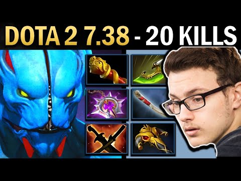 Nightstalker Gameplay Miracle with 20 Kills and MKB - Dota 2 7.38