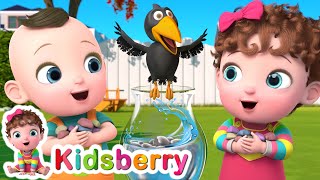 The Thirsty Crow | Moral stories for Kids | Kidsberry Nursery Rhymes