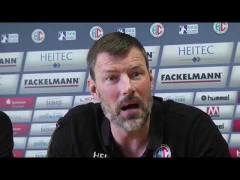 Die Pressekonferenz vor dem Heimspielauftakt gegen Gummersbach