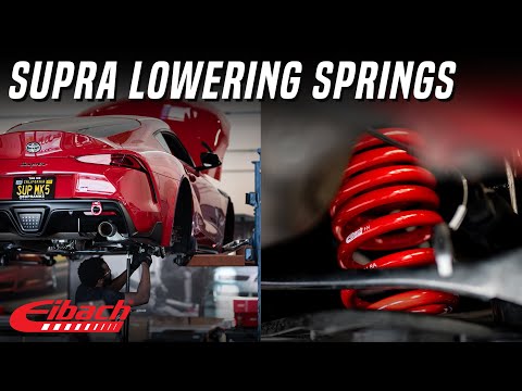 Supra Eibach Springs Install