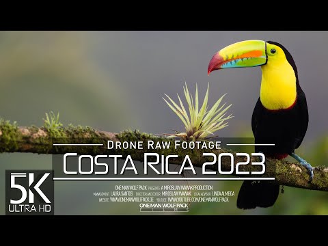 【5K】🇨🇷 Drone RAW Footage 🔥 This is COSTA RICA 2023 🔥 San José 🔥 La Fortuna & More 🔥 UltraHD Stock