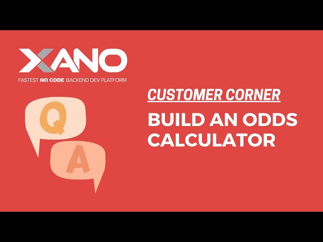 Build an Odds Calculator