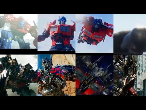 Transformers Created Optimus Prime Transformation & Fight Between Fortnite Game & Transformers Movie