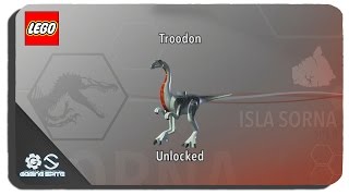 Lego Jurassic World - How to Unlock Troodon Dinosaur Character Location