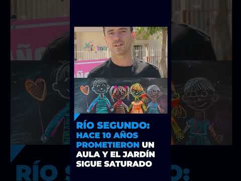 Río Segundo: hace 10 años prometieron un aula y el jardín sigue saturado