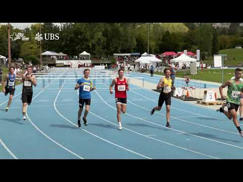 SM U16/U18 2020 - 100m Hürden U16 Männer Halbfinale 1. Serie