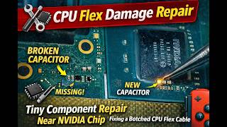 DIY Gone Wrong! Customer Knocked Off Capacitors Near Nintendo Switch CPU