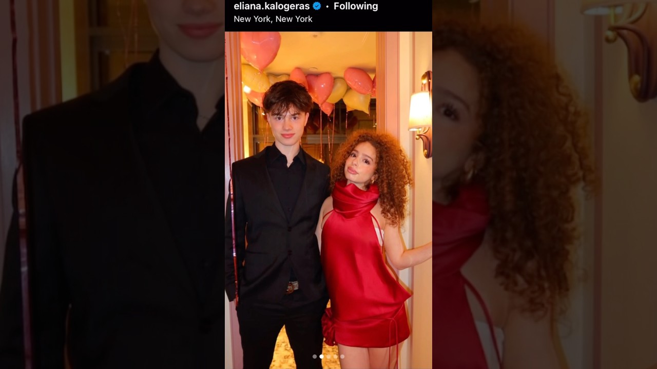 ELI & NOAH ARE ADORABLE. Happy Valentines Day!! ❤️💝💌 #kalogerasisters