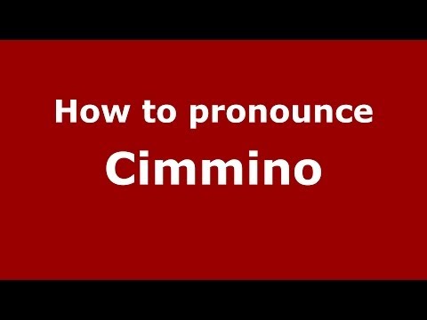 How to pronounce Cimmino (Italian/Italy) - PronounceNames.com