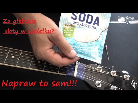 Za głębokie sloty w siodełku? Napraw to sam!!! Pomoc doraźna - guitarcenter.pl