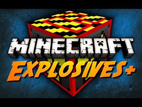 Minecraft Mod Review: EXPLOSIVES+ - Pt. 1 (C4, Precision TNT, Nuke, Volcano)