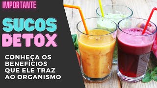 SUCO DETOX: CONHEÇA OS BENEFÍCIOS QUE ELE TRAZ AO ORGANISMO