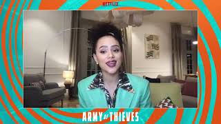 Nathalie Emmanuel & Ruby O. Fee Interview: Army of Thieves video