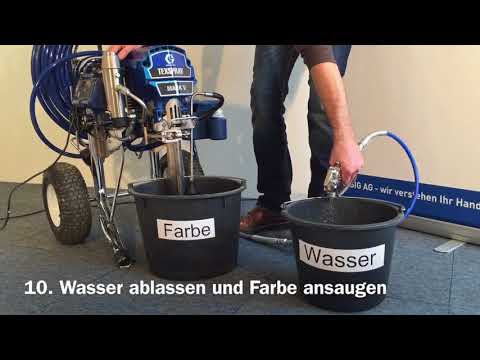 Graco Inbetriebnahme