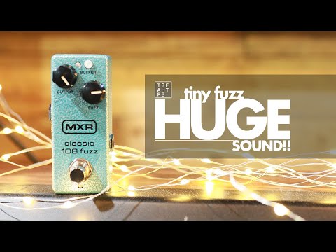 MXR M296 Classic 108 Fuzz Mini Effects Pedal - Teal image 7