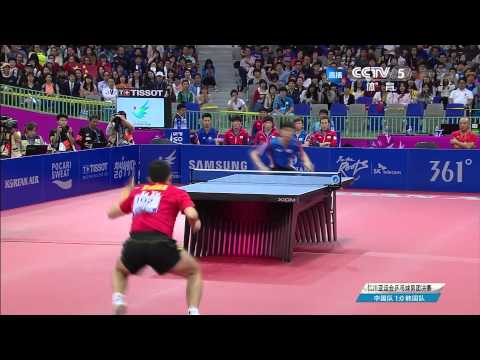 2014 Asian Games MT-F KOR-CHN (2) Lee Jungwoo - Xu Xin (full match|short form in HD)