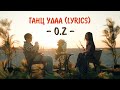 O.Z - ‘GANTS UDAA’ LYRICS