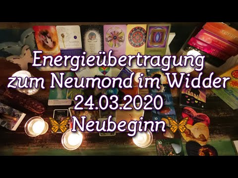 Energieübertragung zum Neumond im Widder 🐏 24. März 2020 🙏 Neubeginn ❤️