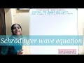 Schrodinger Time Dependent And Time Independent Wave Equation