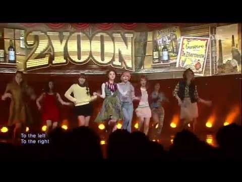 2YOON of 4minute [Why Not / 24/7] @SBS Inkigayo Popular song 20130127