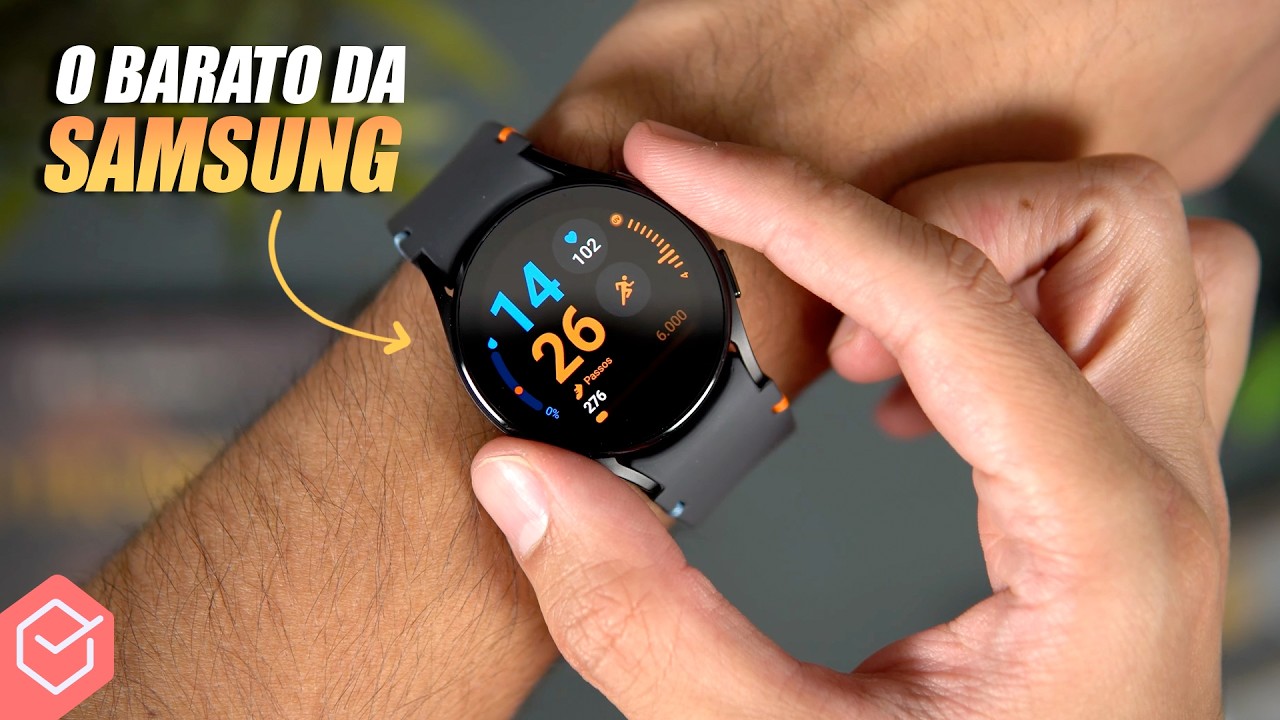 NOVO GALAXY WATCH FE // O SMARTWATCH BARATO da SAMSUNG! minha 🔥 OPINIÃO SINCERA!