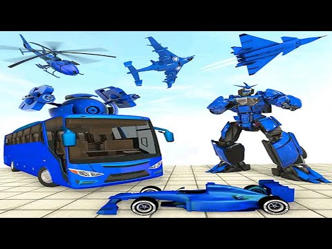 Bus Robot Car Game: Multi robot car transformation Battle City | Android iOS Gameplay