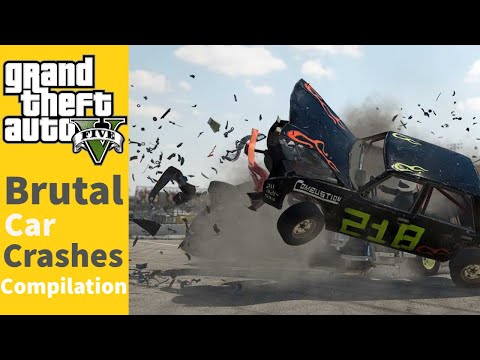 GTA 5 Brutal Car Crashes Compilation 🔥