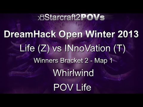SC2 HotS - DreamHack Winter 2013 - Life vs INnoVation - WBR2 - Map 1 - Whirlwind - Life