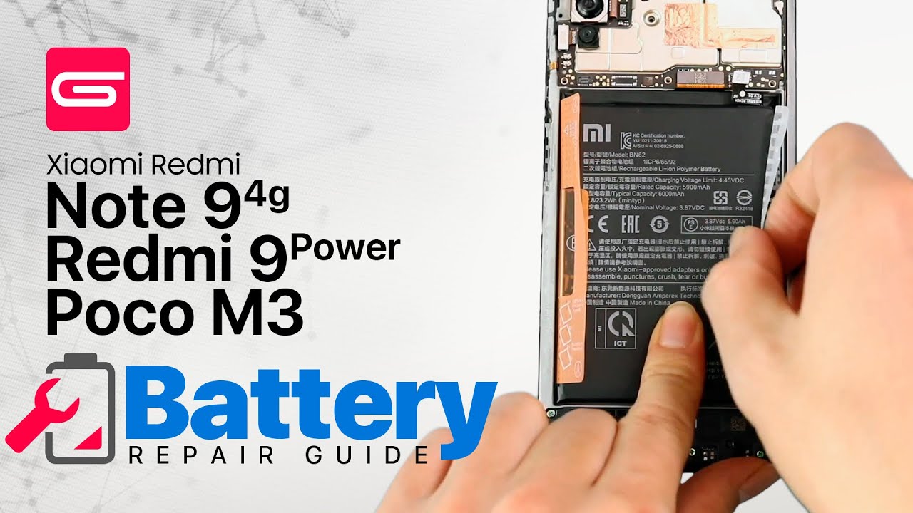 Xiaomi Redmi Note 9 4g AKA Poco M3 | Redmi 9 Power Battery Replacement