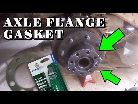 Replace Axle Flange Gasket