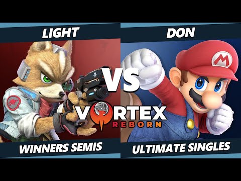 Vortex Legends 1 Winners Semis - Light (Fox) Vs. Don (Mario) SSBU Ultimate Tournament