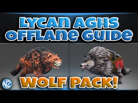 The Wolf Pack! Offlane Lycan Aghanim's Guide