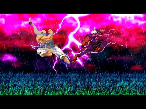 Gouken Vs Shin Akuma - Street Fighter Epic Boss Battle [Street Fighter IV Ending Fight X MUGEN]