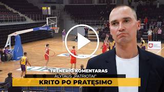 Alytaus „Patriotai" krito po pratęsimo