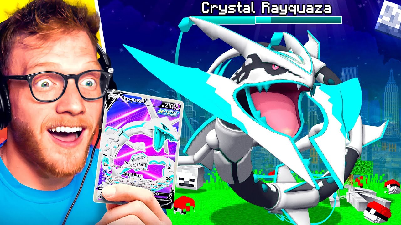 Opening CRYSTAL POKEMON PACKS To Get GOD POKEMON In MINECRAFT 