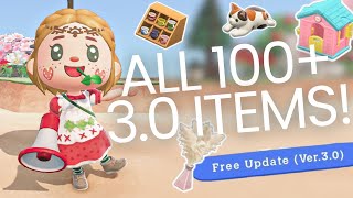 ALL New 100+ 3.0 Items! | Showcase | Animal Crossing New Horizons Update 2026