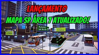 🔴Gameplay Novo Mod Mapa SP Área 7 Fictício V3 | Linha 775P-10 |  Proton Bus Simulator #cqmods
