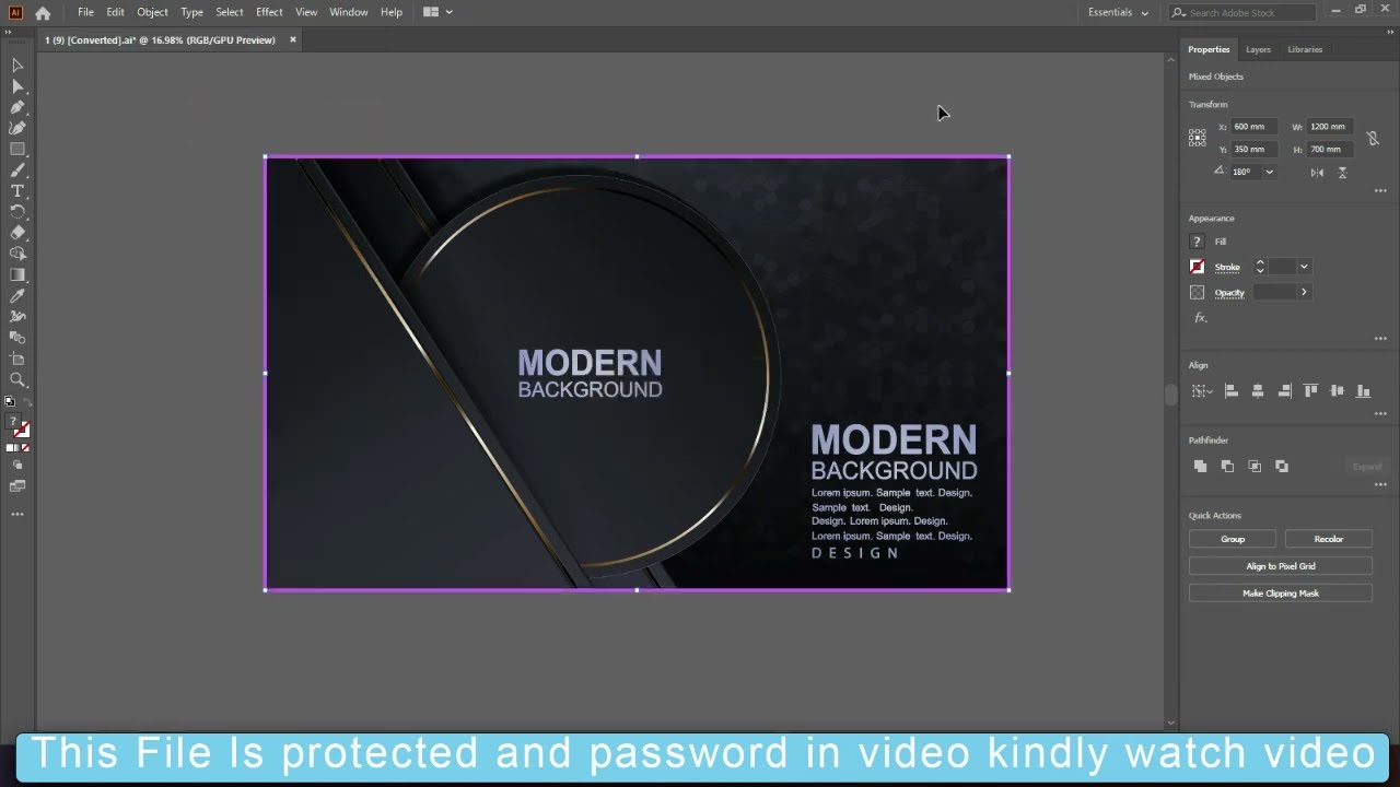 Abstract Luxury Vector Backgrounds With Different Shapes Photoshop Tutorial