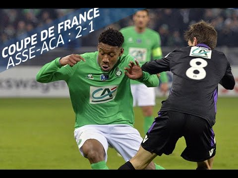 Coupe de France, 16e de finale : AS Saint-Etienne - AC Ajaccio (2-1), les buts