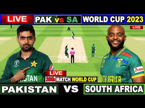 Live: PAK Vs SA, ICC World Cup 2023 | Live Match Centre | Pakistan Vs South Africa | 2nd Innings